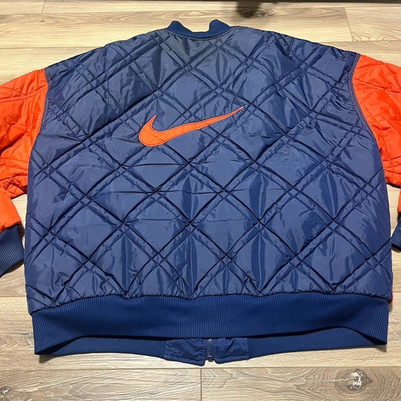 Nike Other - VINTAGE‎ NIKE 90s BOMBER JACKET 2in1 BIG SWOOSH SIZE XXL 2XL